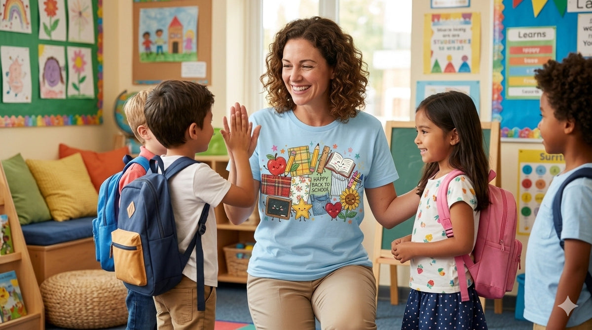 Back to School Patchwork Tee | Teacher Apple Sunflower Shirt