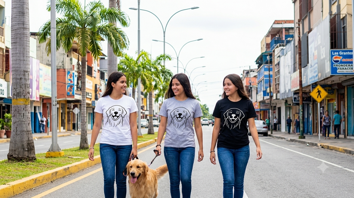 Your beloved Golden's name on your T-shirt -   Product: District DM108 District ® Perfect Blend ® Tee. DM108