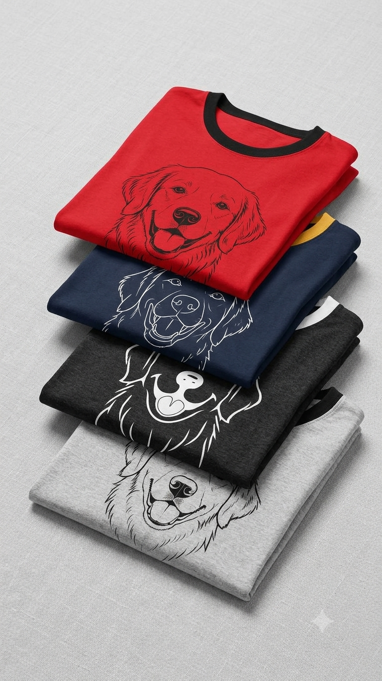 Golden mom two-tone ringer tee  Dog Mom T-shirt