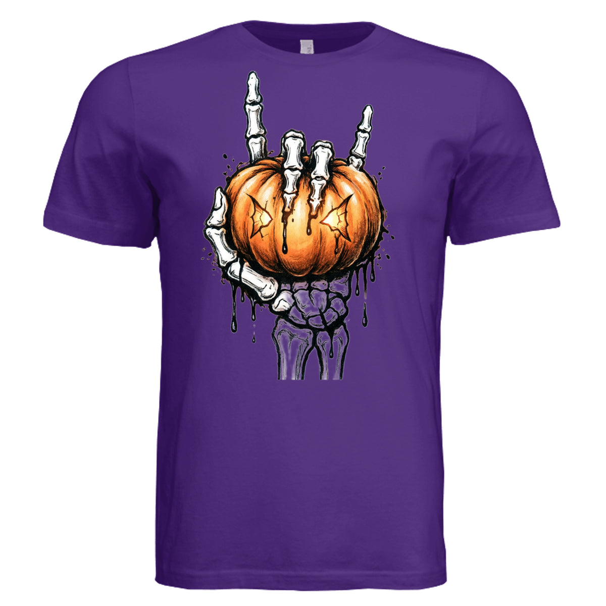 Solid Team Purple Triblend - 3413C - FRONT