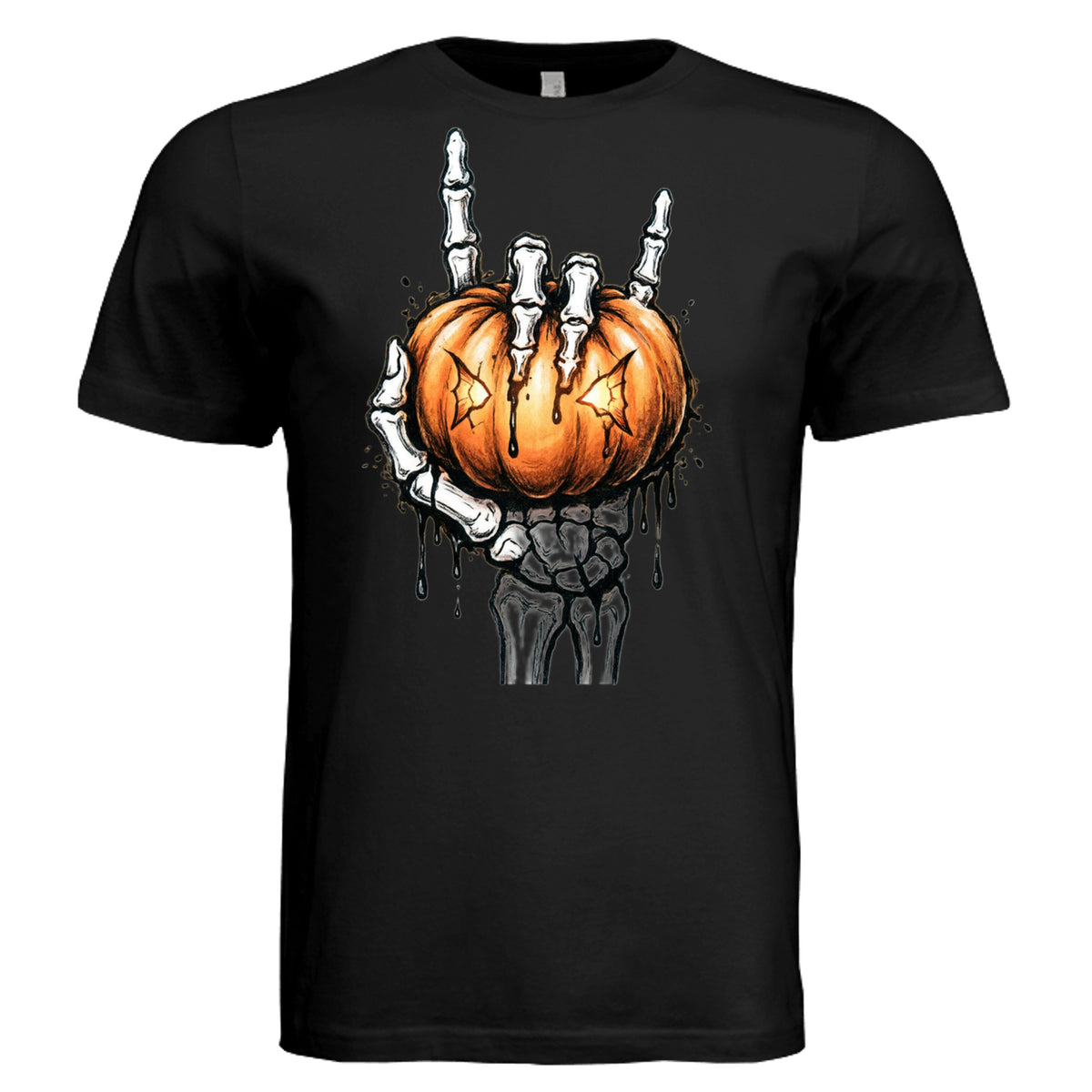 Solid Black Triblend - 3413C - FRONT