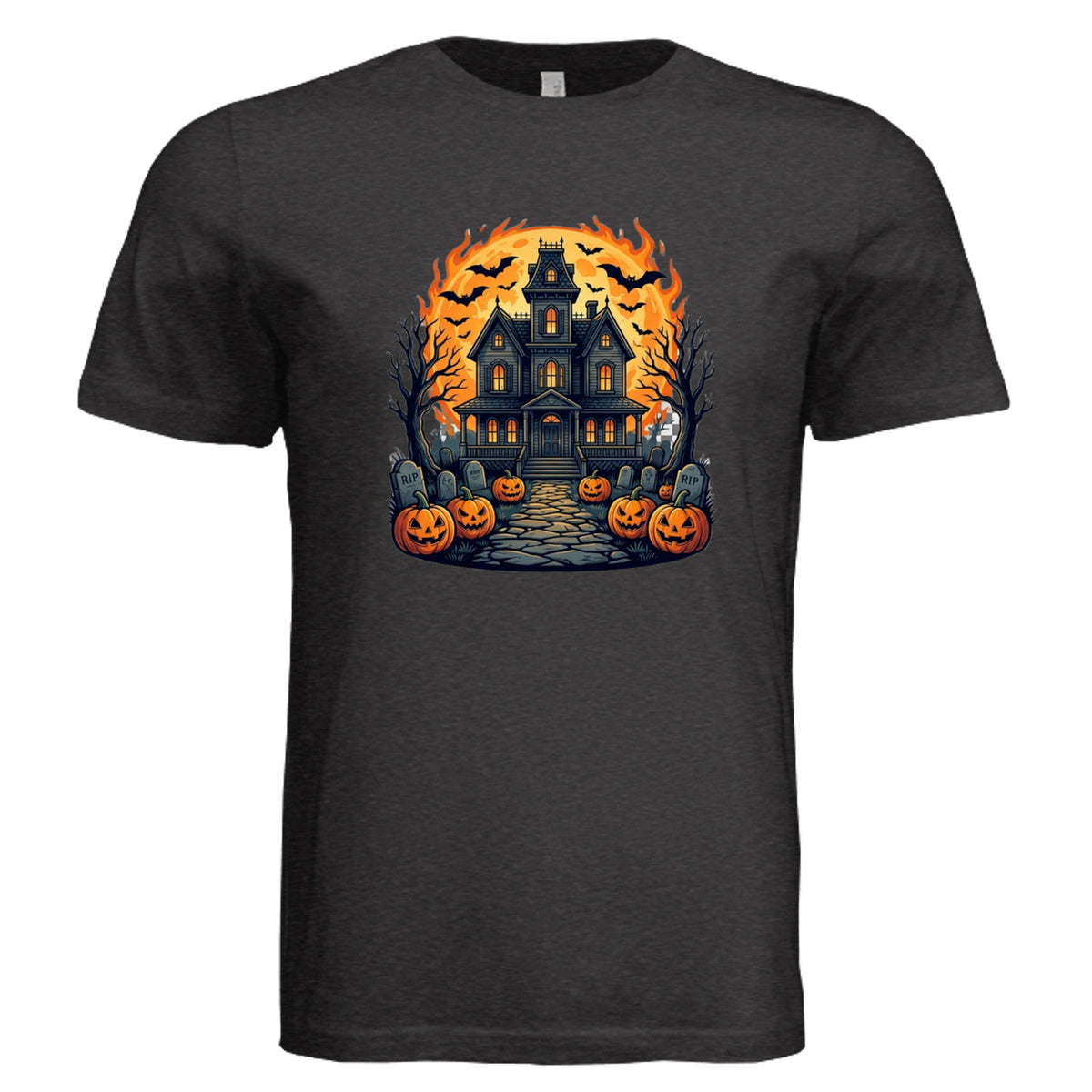 Black Heather Triblend - 3413C - FRONT